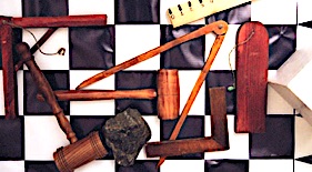 Exemples d'outils du franc-maçon